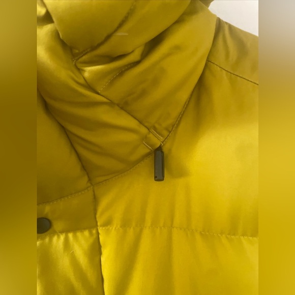 Nike SB Duck Down Puffer Jacket Yellow Green Hooded Winter Puffy Size M - Picture 4 of 16